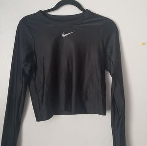 Nike long sleeve crop top